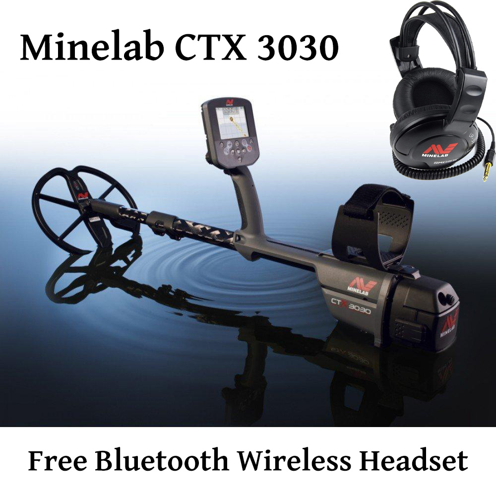 Minelab CTX 3030+ 3 keresési mód + vezeték nélküli Bluetooth fejhallgató