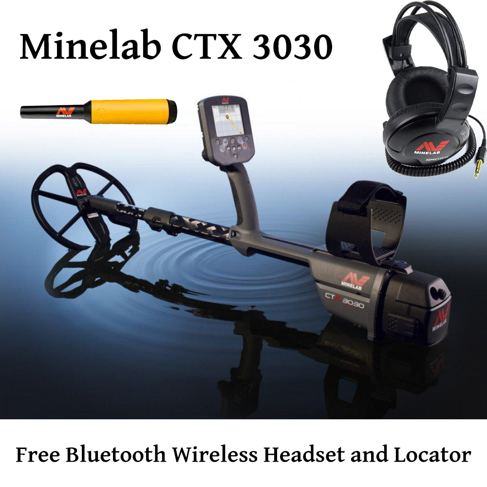 Minelab CTX 3030+ 6 keresési mód + vezeték nélküli Bluetooth fejhallgató + precíziós kereső